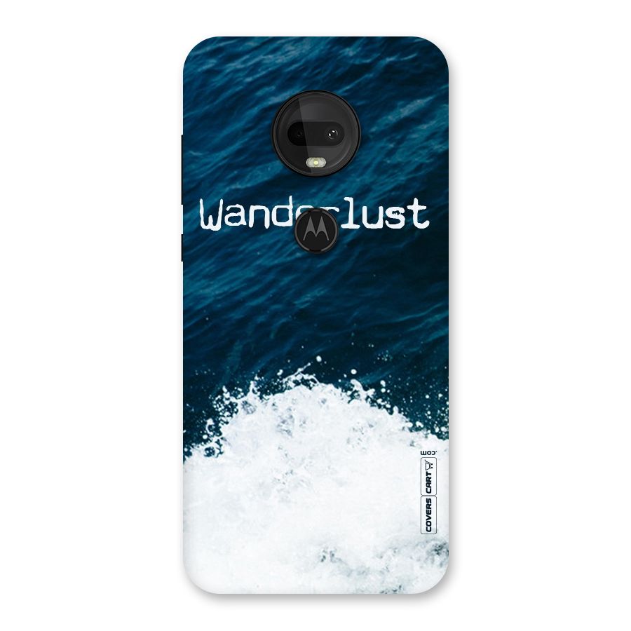 Ocean Wanderlust Back Case for Moto G7