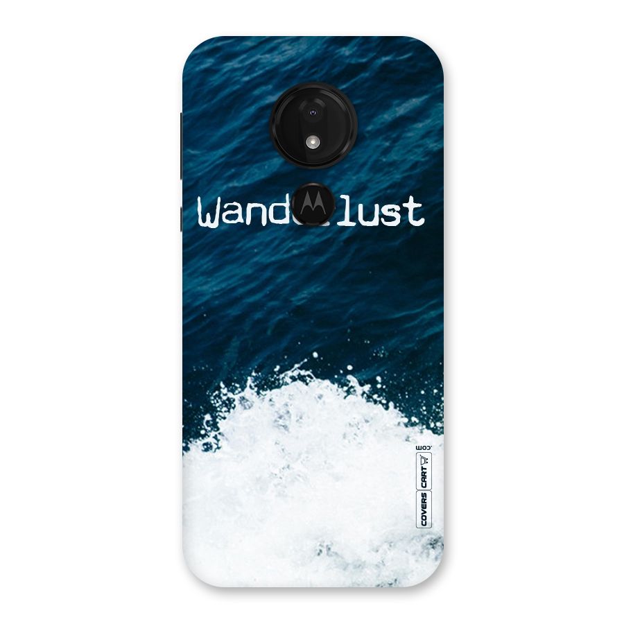 Ocean Wanderlust Back Case for Moto G7 Power