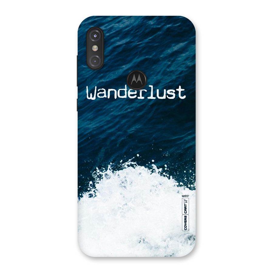 Ocean Wanderlust Back Case for Motorola One Power