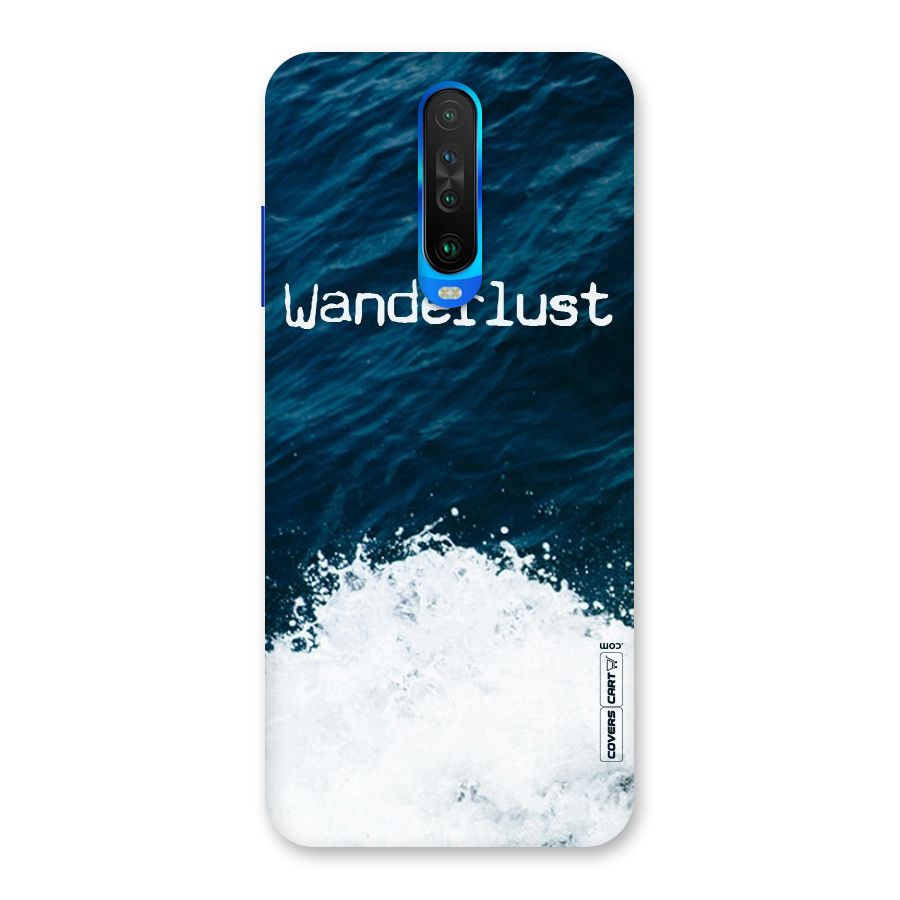 Ocean Wanderlust Back Case for Poco X2