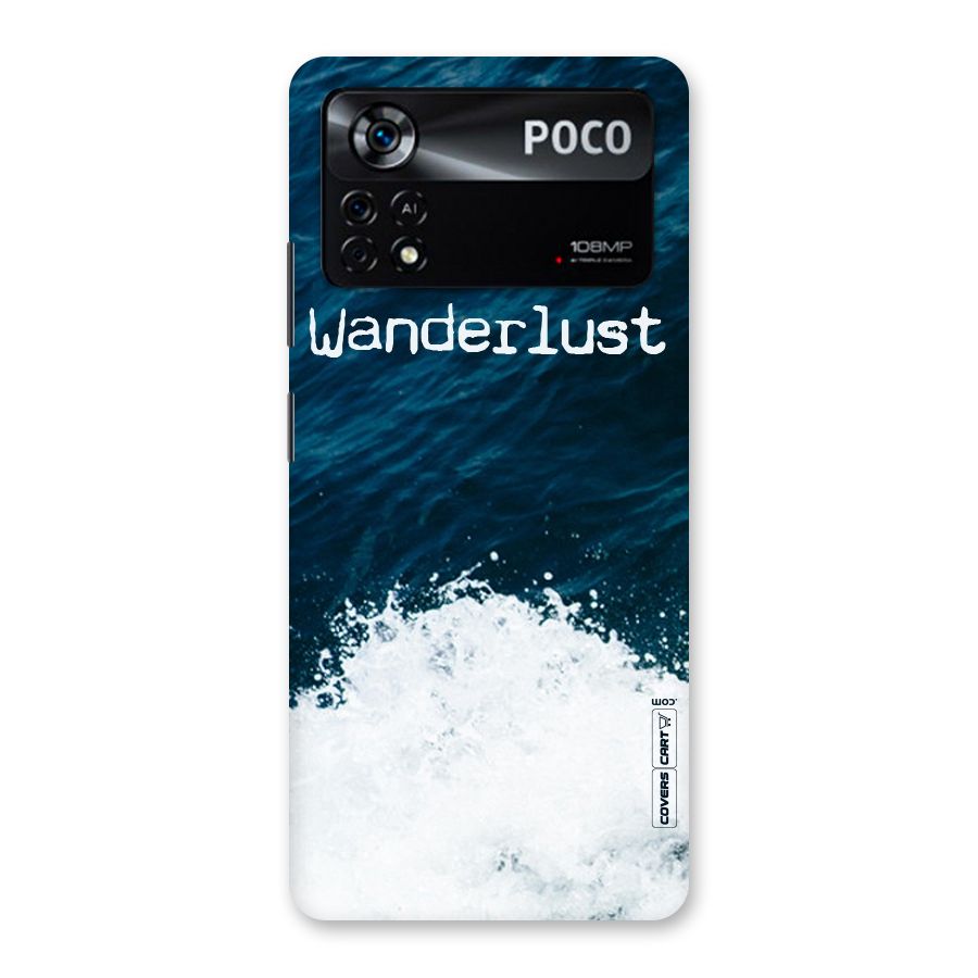 Ocean Wanderlust Back Case for Poco X4 Pro 5G