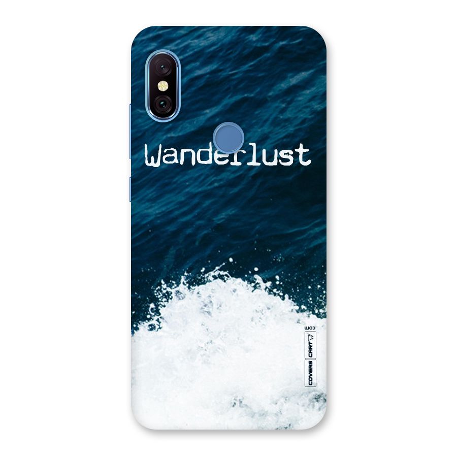 Ocean Wanderlust Back Case for Redmi Note 6 Pro