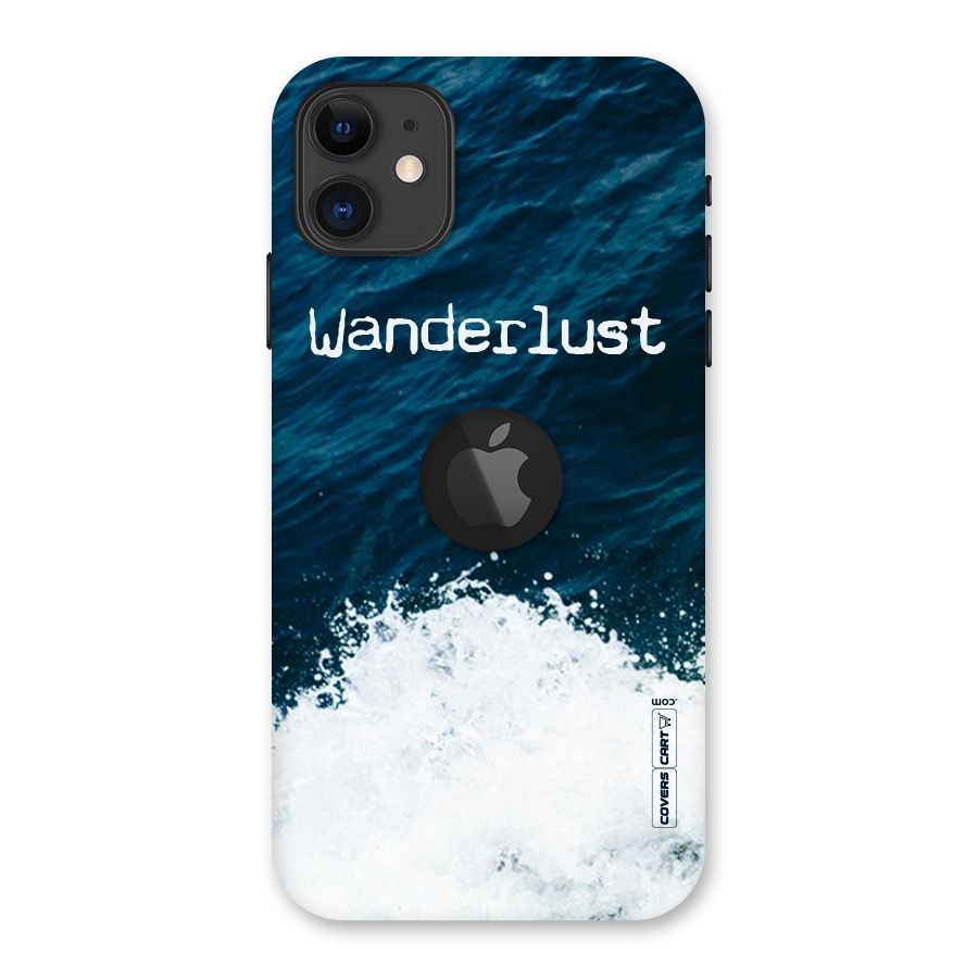 Ocean Wanderlust Back Case for iPhone 11 Logo Cut