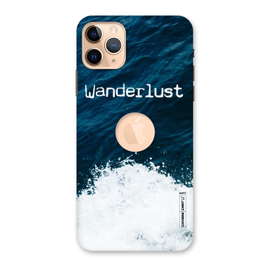 Ocean Wanderlust Back Case for iPhone 11 Pro Max Logo Cut