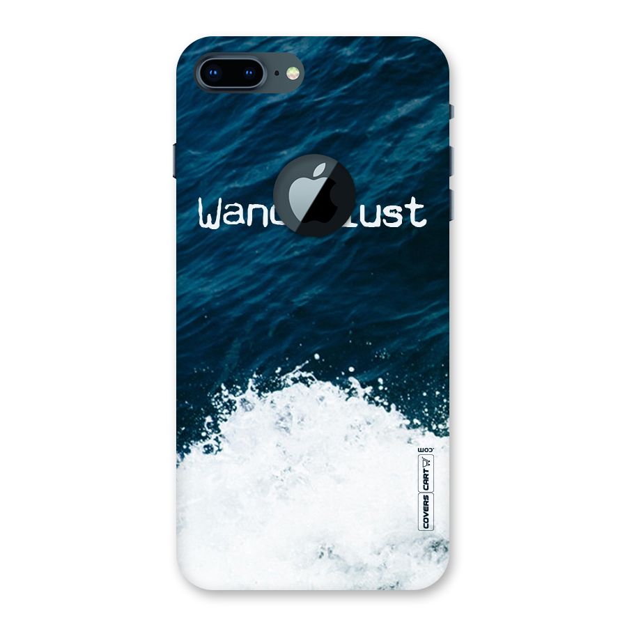 Ocean Wanderlust Back Case for iPhone 7 Plus Logo Cut