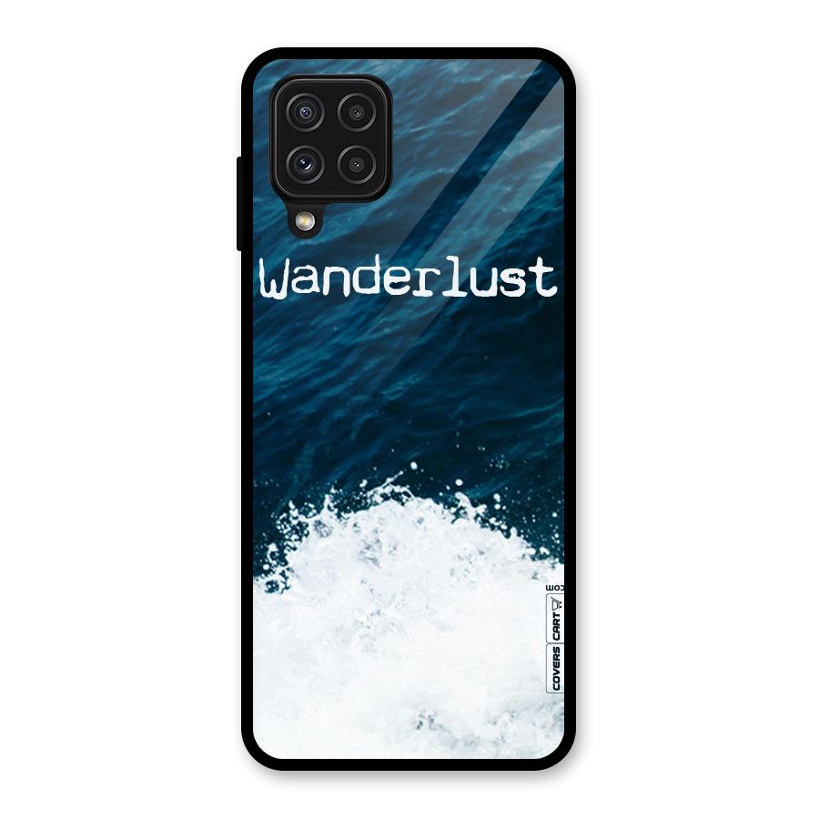 Ocean Wanderlust Glass Back Case for Galaxy A22 4G