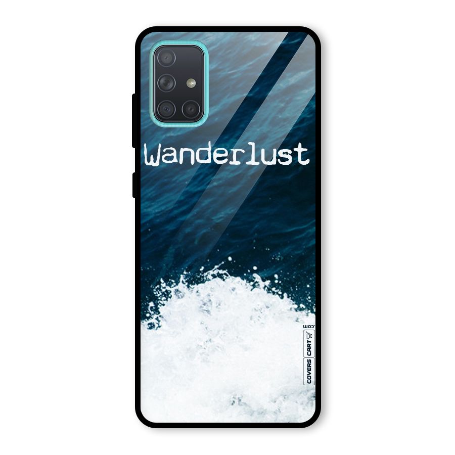 Ocean Wanderlust Glass Back Case for Galaxy A71