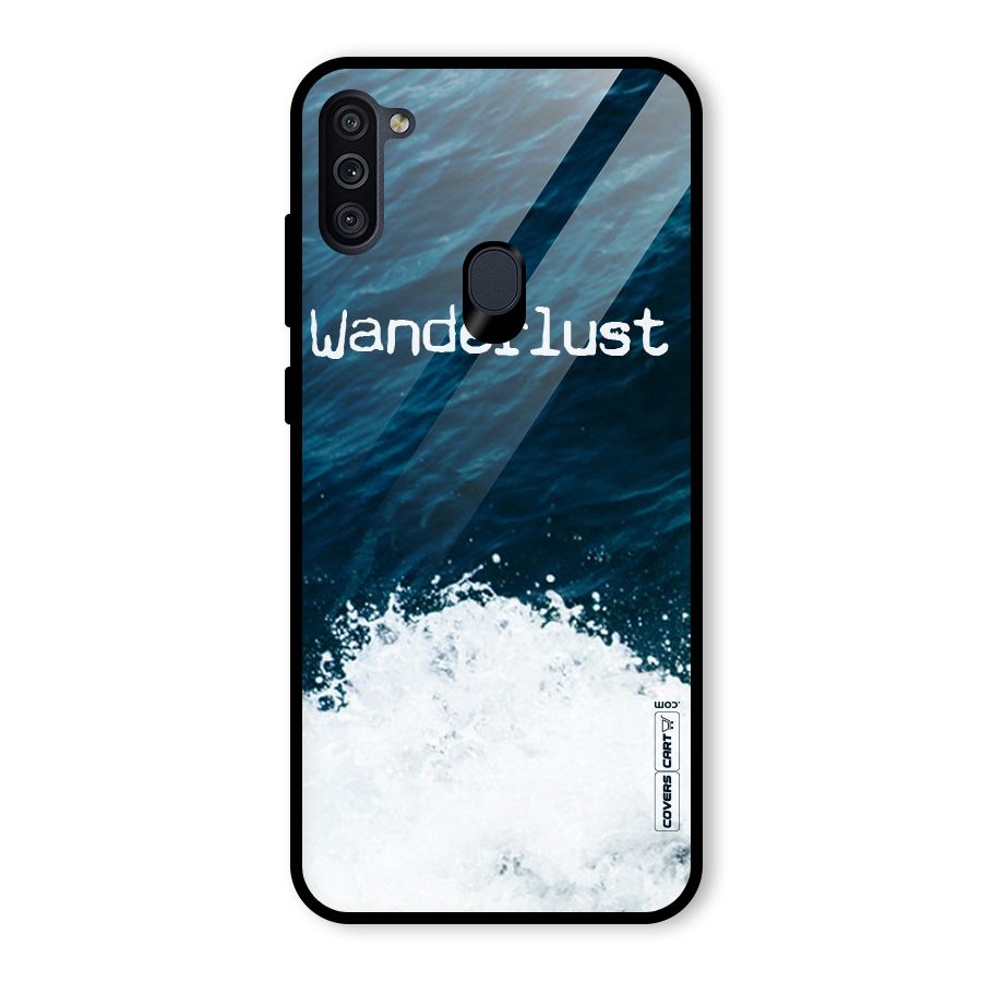 Ocean Wanderlust Glass Back Case for Galaxy M11
