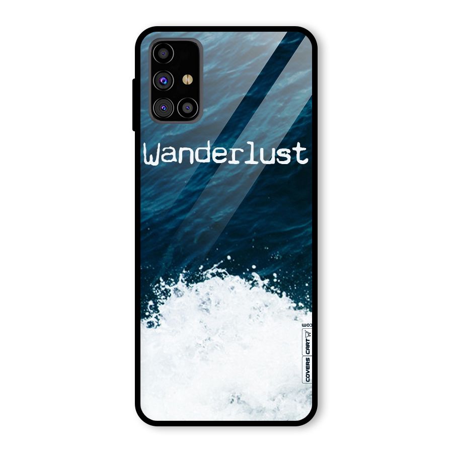 Ocean Wanderlust Glass Back Case for Galaxy M31s