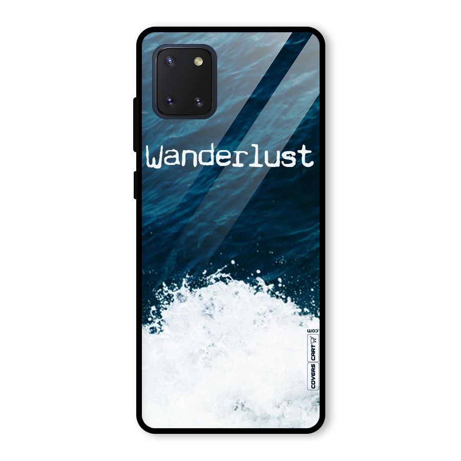 Ocean Wanderlust Glass Back Case for Galaxy Note 10 Lite