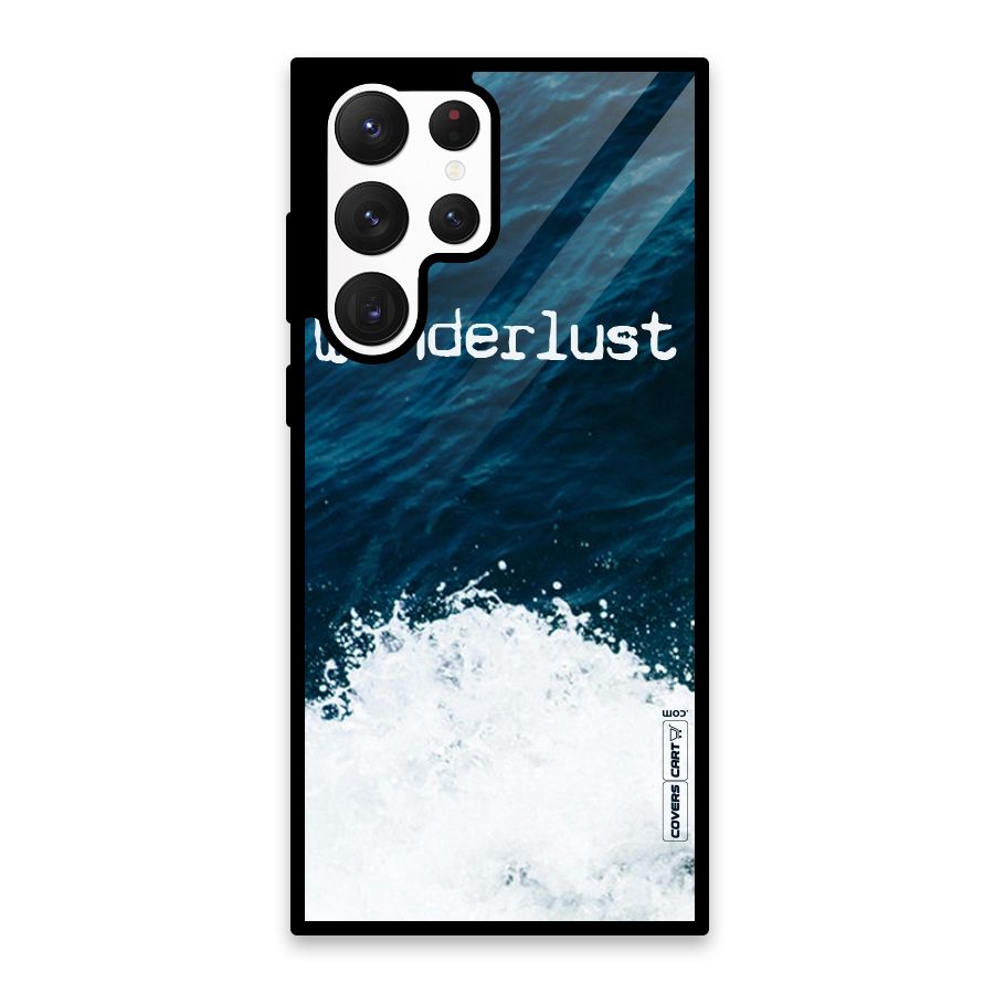 Ocean Wanderlust Glass Back Case for Galaxy S22 Ultra 5G
