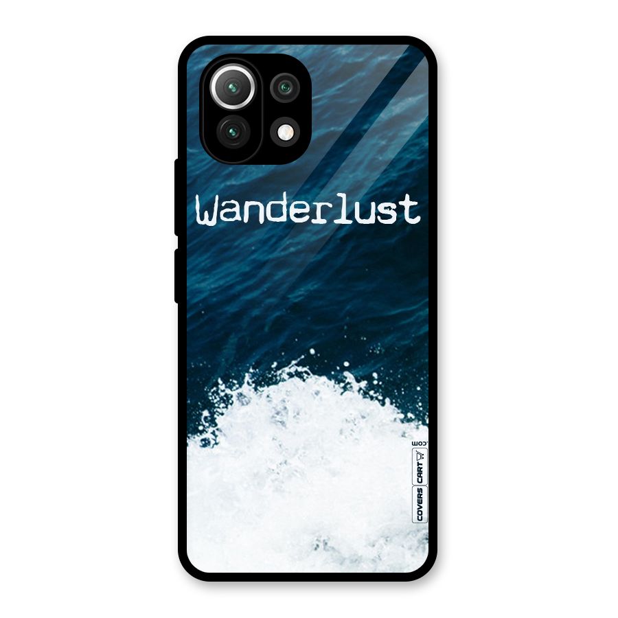 Ocean Wanderlust Glass Back Case for Mi 11 Lite NE 5G