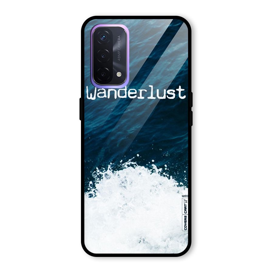 Ocean Wanderlust Glass Back Case for Oppo A74 5G