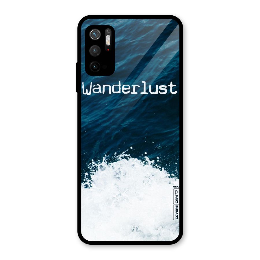 Ocean Wanderlust Glass Back Case for Poco M3 Pro 5G