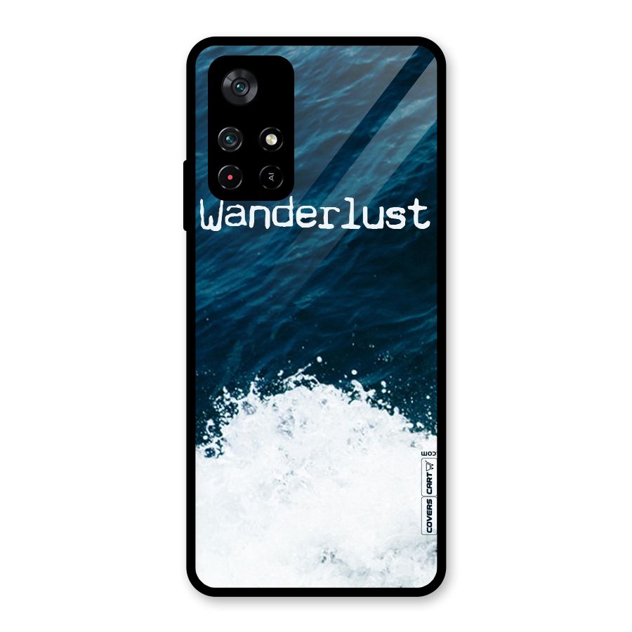Ocean Wanderlust Glass Back Case for Poco M4 Pro 5G