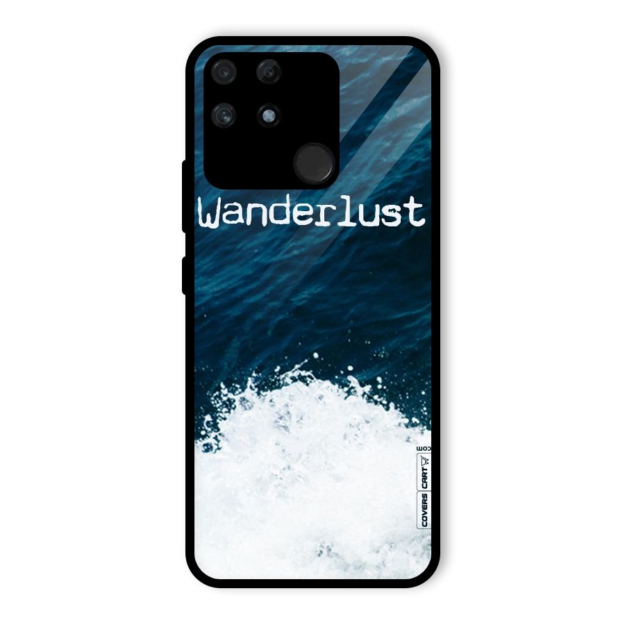 Ocean Wanderlust Glass Back Case for Realme Narzo 50A