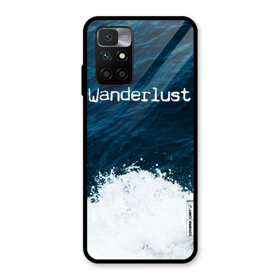 Ocean Wanderlust Glass Back Case for Redmi 10 Prime