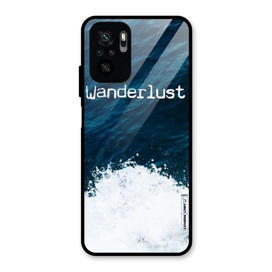 Ocean Wanderlust Glass Back Case for Redmi Note 10S
