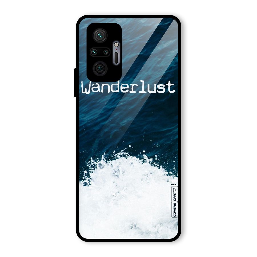 Ocean Wanderlust Glass Back Case for Redmi Note 10 Pro