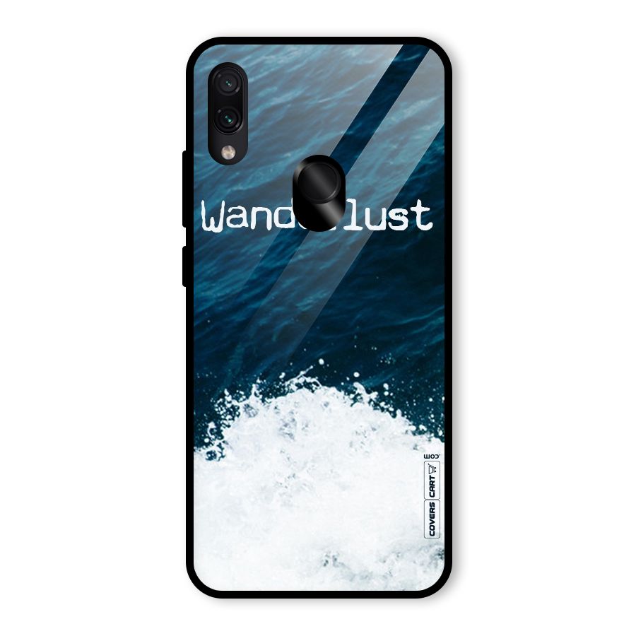 Ocean Wanderlust Glass Back Case for Redmi Note 7 Pro