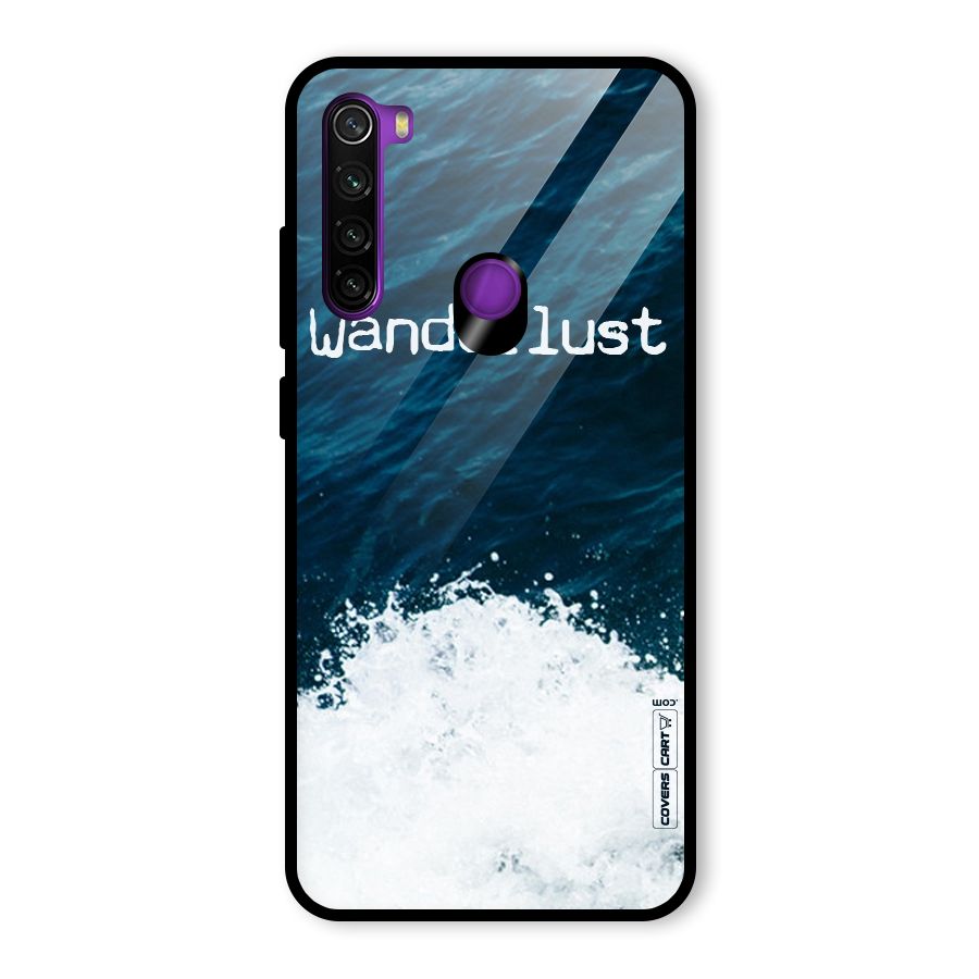 Ocean Wanderlust Glass Back Case for Redmi Note 8