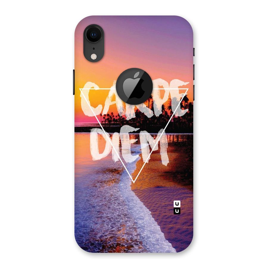 Oceanic Diem Back Case for iPhone XR Logo Cut