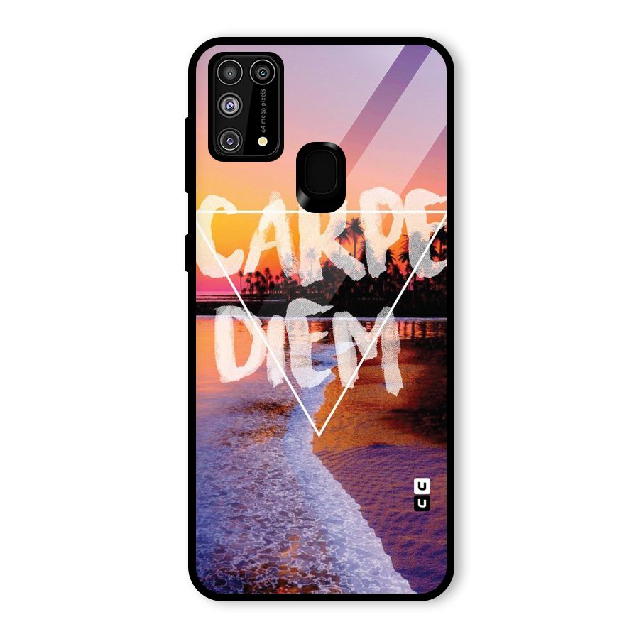 Oceanic Diem Glass Back Case for Galaxy F41