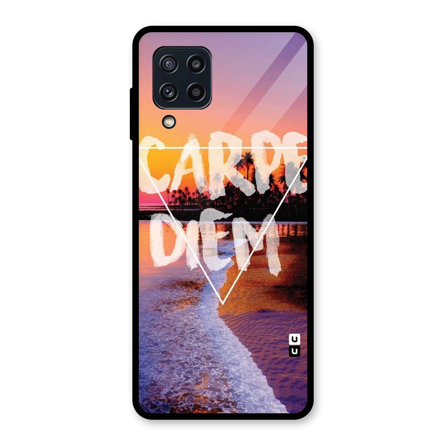 Oceanic Diem Glass Back Case for Galaxy M32