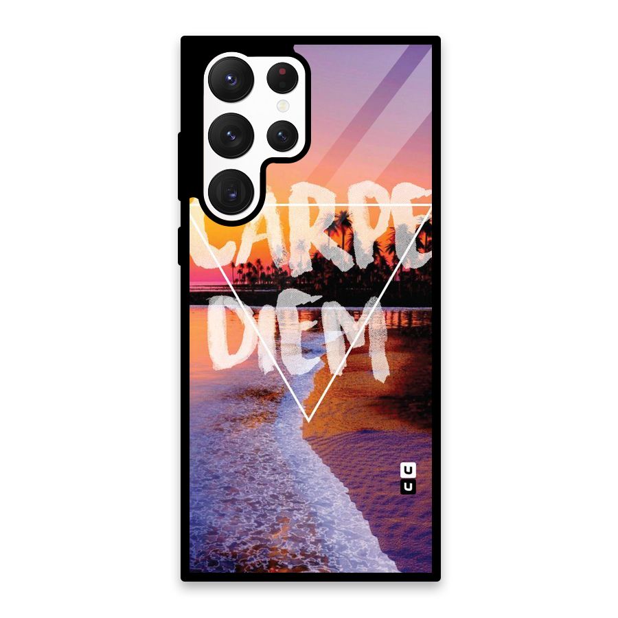 Oceanic Diem Glass Back Case for Galaxy S22 Ultra 5G