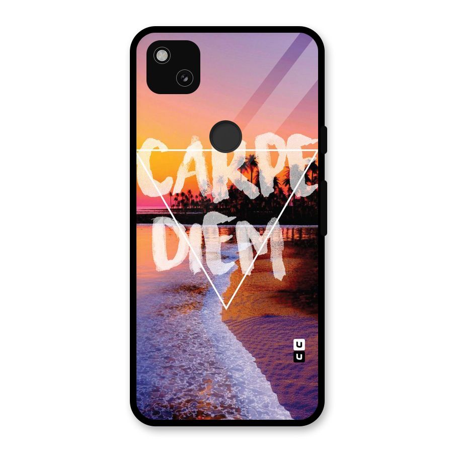 Oceanic Diem Glass Back Case for Google Pixel 4a