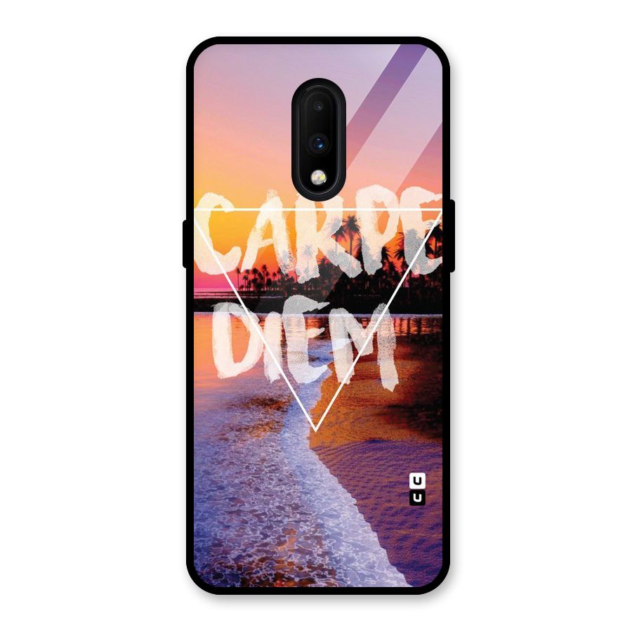 Oceanic Diem Glass Back Case for OnePlus 7