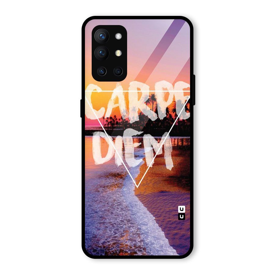 Oceanic Diem Glass Back Case for OnePlus 9R