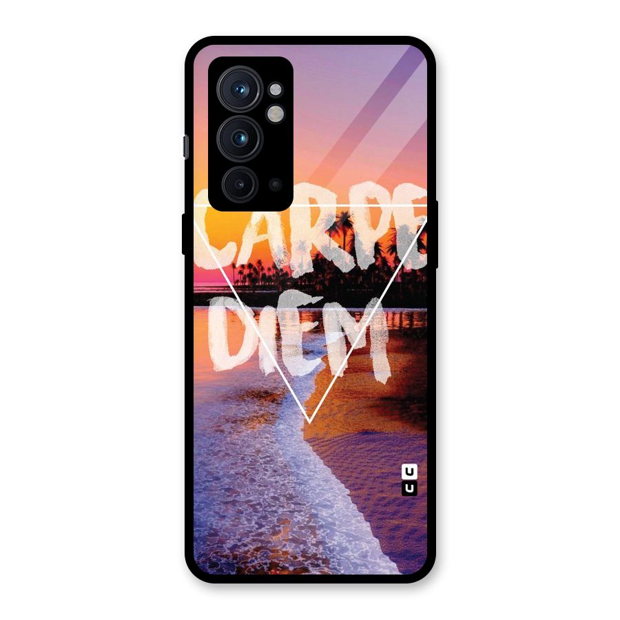 Oceanic Diem Glass Back Case for OnePlus 9RT 5G