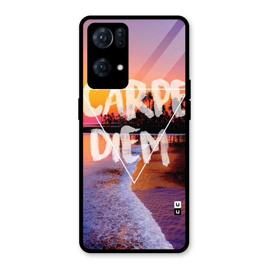 Oceanic Diem Glass Back Case for Oppo Reno7 Pro 5G