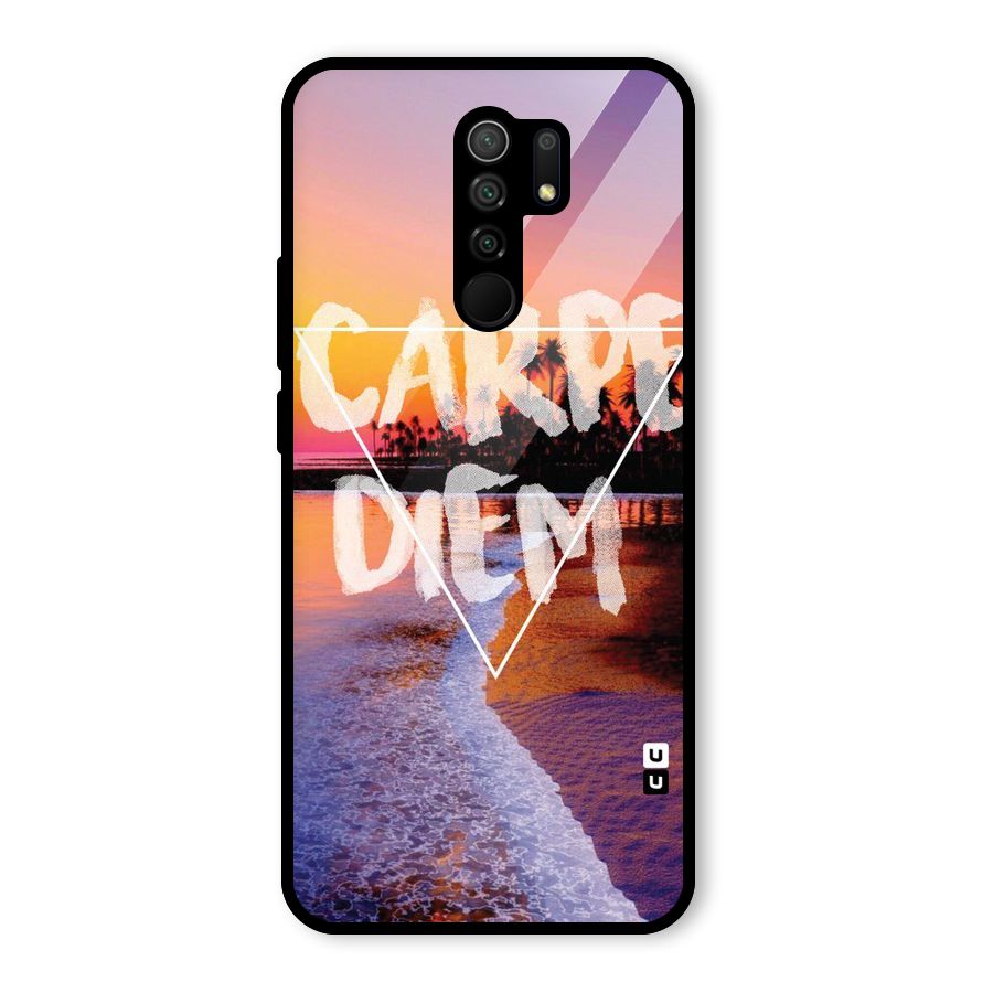 Oceanic Diem Glass Back Case for Poco M2