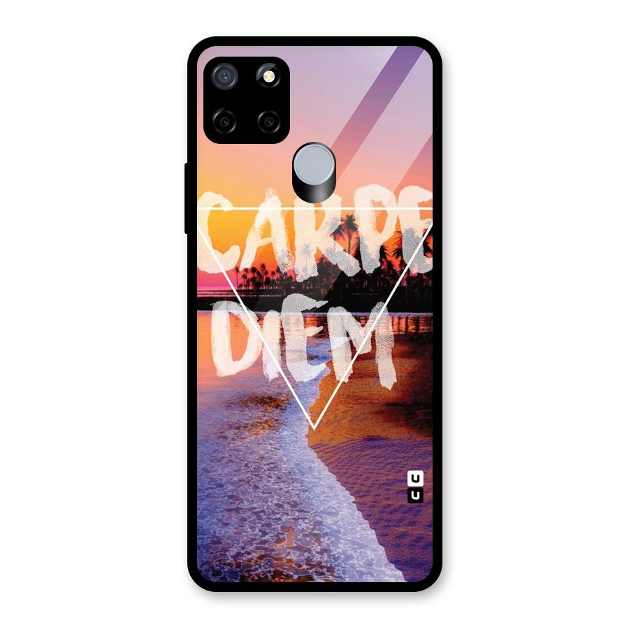 Oceanic Diem Glass Back Case for Realme Narzo 20