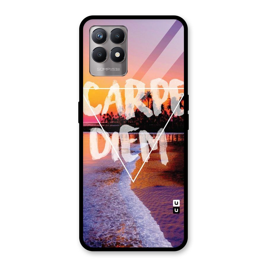 Oceanic Diem Glass Back Case for Realme Narzo 50