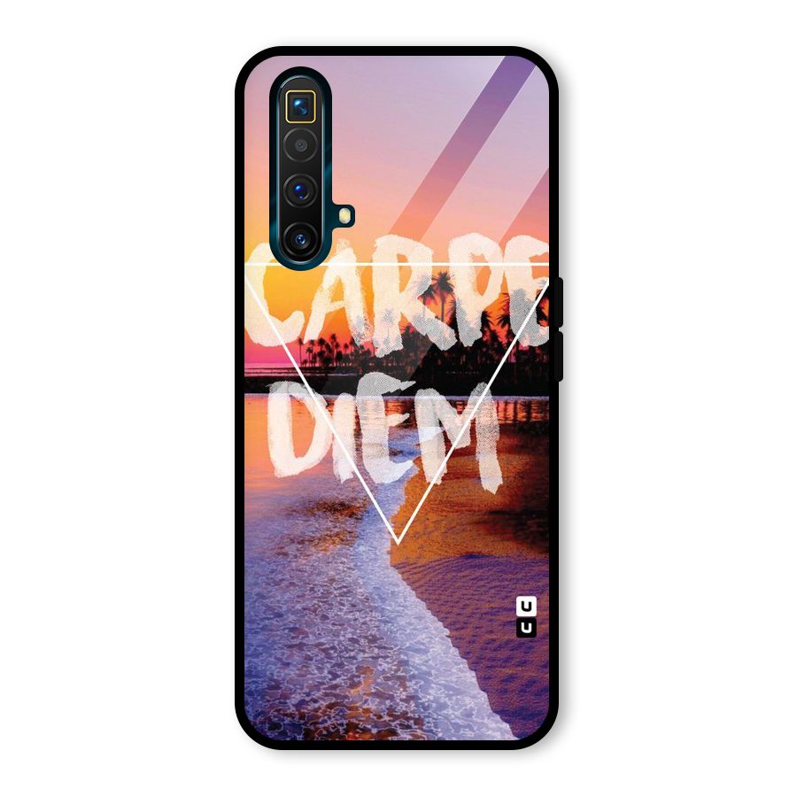Oceanic Diem Glass Back Case for Realme X3 SuperZoom