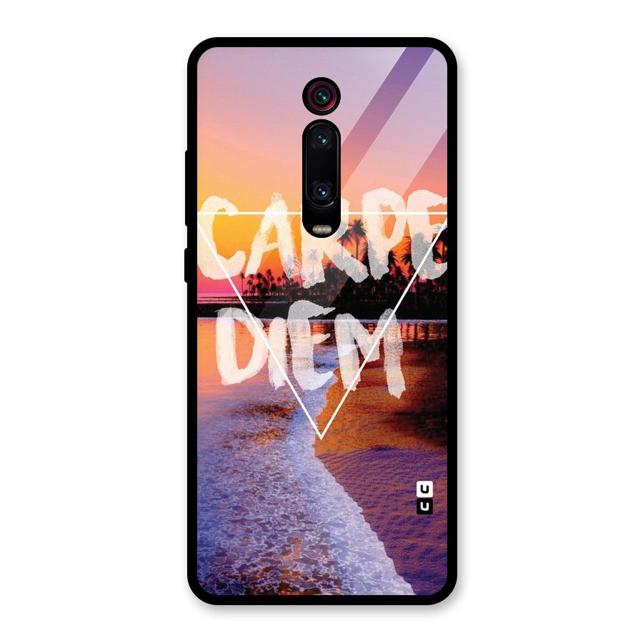 Oceanic Diem Glass Back Case for Redmi K20