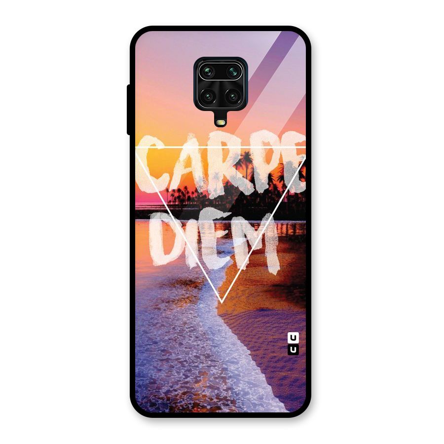 Oceanic Diem Glass Back Case for Redmi Note 10 Lite