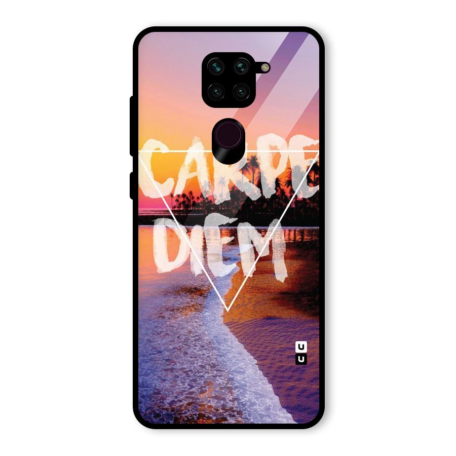 Oceanic Diem Glass Back Case for Redmi Note 9