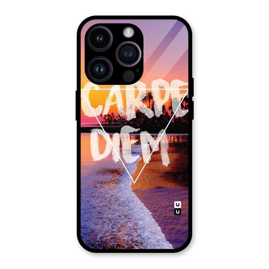 Oceanic Diem Glass Back Case for iPhone 14 Pro
