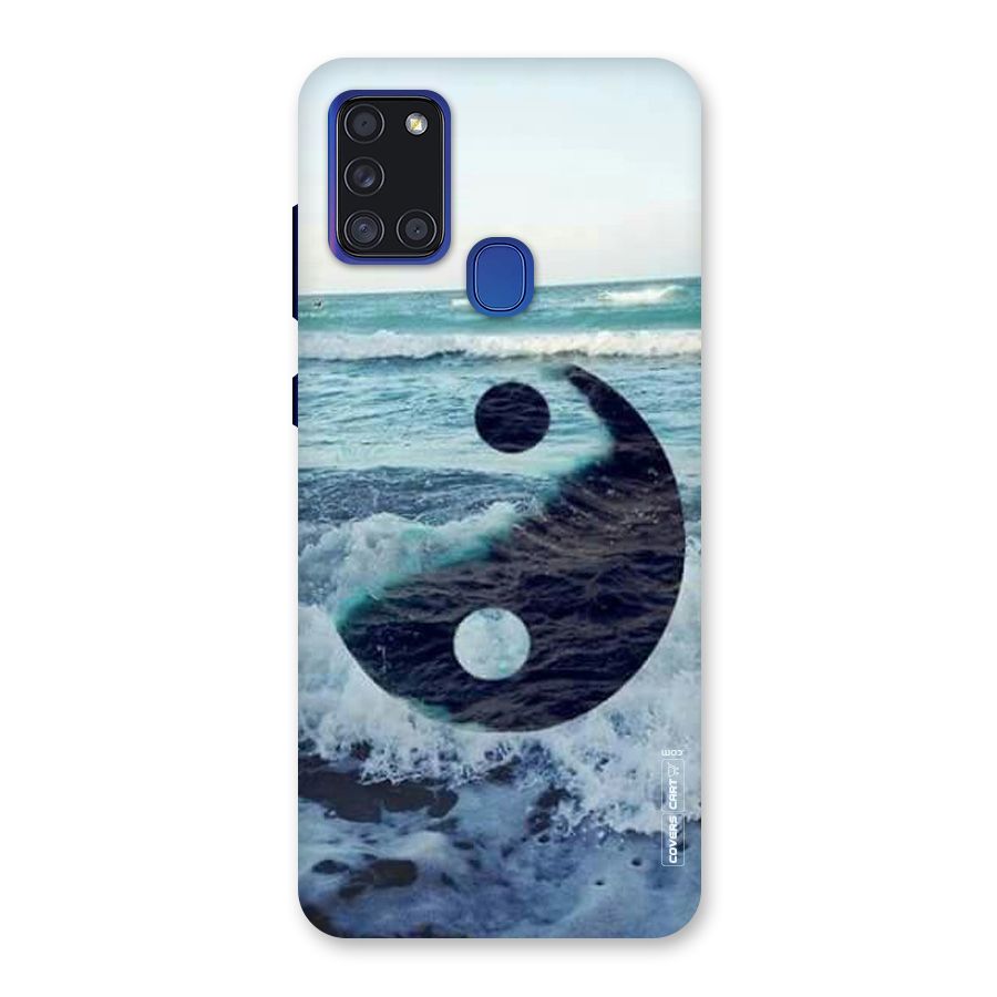Oceanic Peace Design Back Case for Galaxy A21s