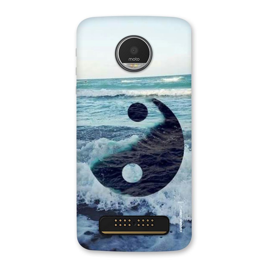 Oceanic Peace Design Back Case for Moto Z Play