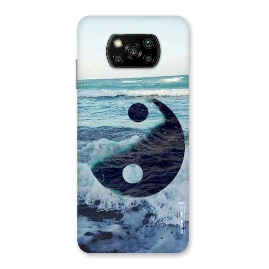 Oceanic Peace Design Back Case for Poco X3
