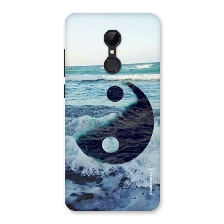 Oceanic Peace Design Back Case for Redmi 5