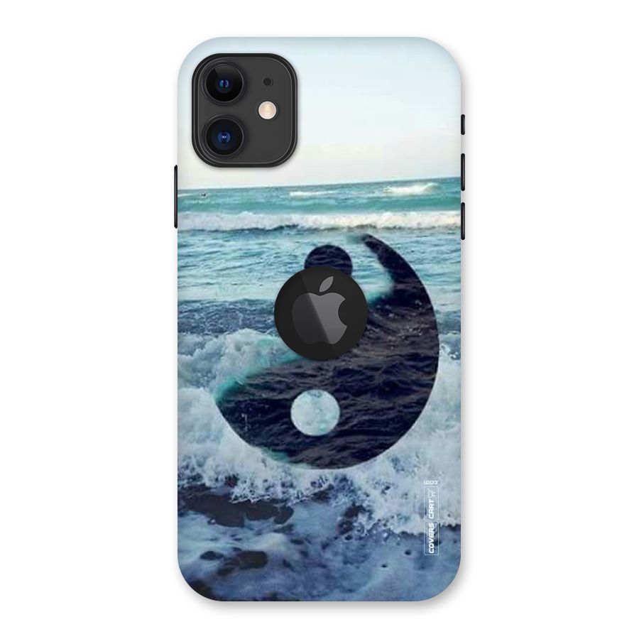 Oceanic Peace Design Back Case for iPhone 11 Logo Cut