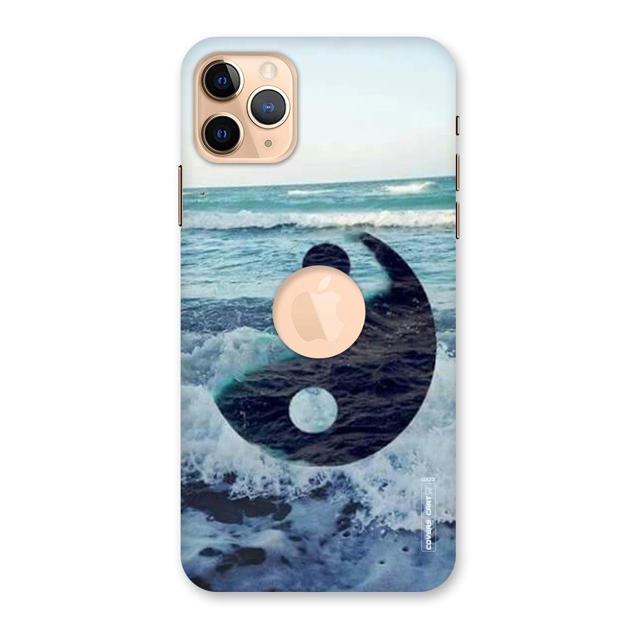 Oceanic Peace Design Back Case for iPhone 11 Pro Max Logo Cut