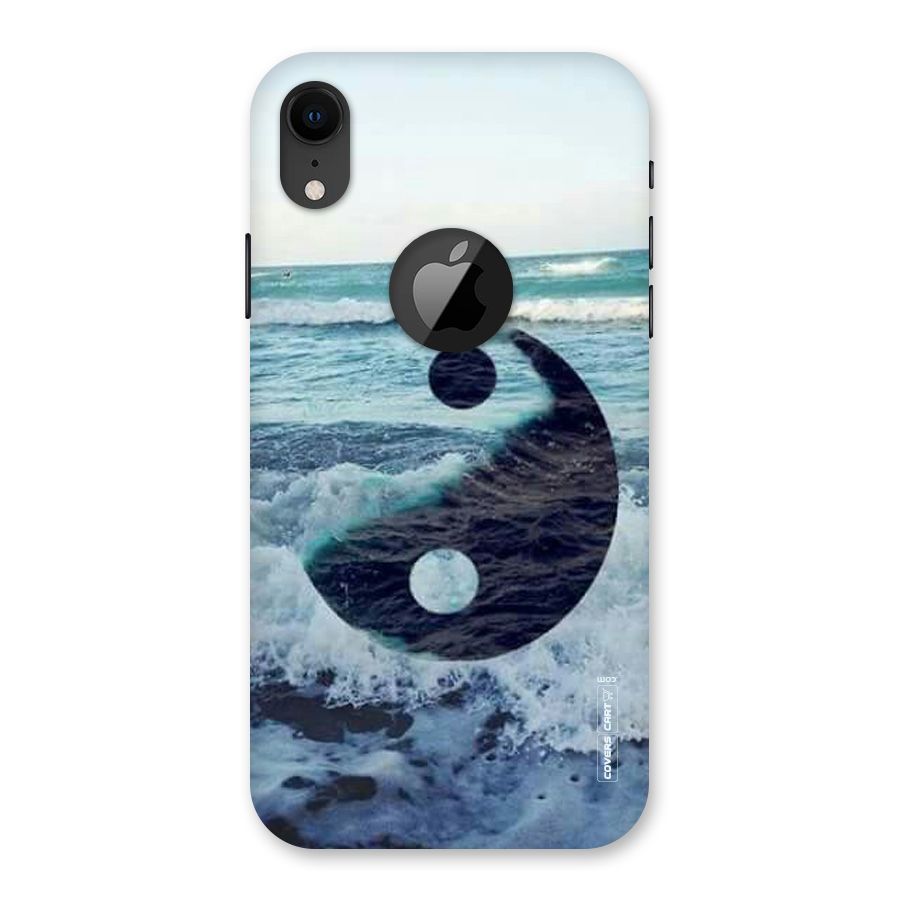 Oceanic Peace Design Back Case for iPhone XR Logo Cut