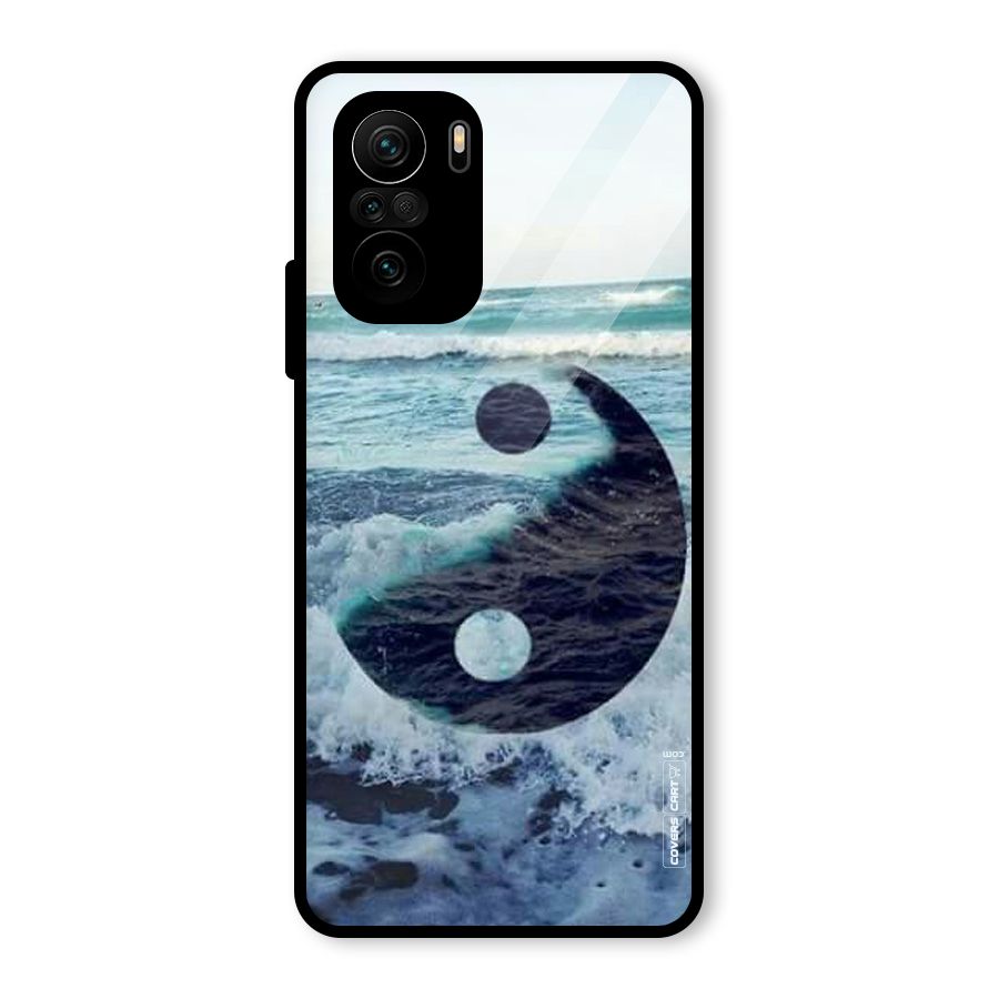 Oceanic Peace Design Glass Back Case for Mi 11X Pro